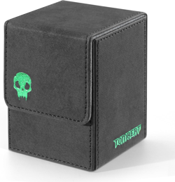 150+ Premium Deck Box for MTG, PTCG, Large Capacity with 2 Dividers, Fits 150+ S - Image 1