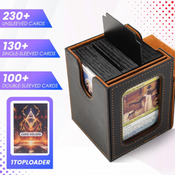 MTG Deck Box for Commander Display,Card Deck Case Fits 100 Double Sleeved Cards, - Image 2