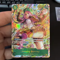 Jewelry Bonney (Alt Art) OP12-118 SEC Legacy of the Master ONE PIECE - Image 1