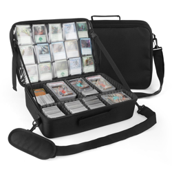 MTG Bag Card Storage Box for 2000+ Cards,3-Layer Card Deck Box with Dividers and - Image 1
