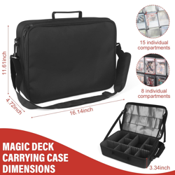 MTG Bag Card Storage Box for 2000+ Cards,3-Layer Card Deck Box with Dividers and - Image 2