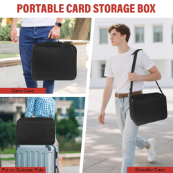 MTG Bag Card Storage Box for 2000+ Cards,3-Layer Card Deck Box with Dividers and - Image 5