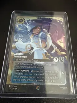 Aladdin Jasmine-Steady Strategist 221/204 Foil Disney Lorcana English - Image 3