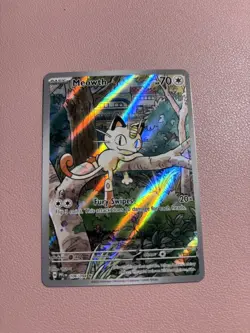 Meowth 106/094 Me02: Phantasmal Flames Holo PERFECT CONDITION CARD - Image 1