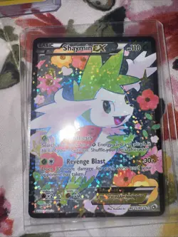 Shaymin EX Full Art Ultra Rare 106/108 Roaring Skies Holo Pokemon TCG Card NM-LP - Image 1