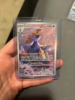 Pokemon TCG Samurott Illustration Rare White Flare Card 107/086 - Image 1