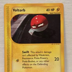 Pokemon TCG Aquapolis Voltorb Card Regular, Common (115/147) LP - Image 2