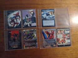 MAGIC THE GATHERING MTG MARVEL SPIDER-MAN lot of 7 BORDERLESS MINT CARDS - Image 1