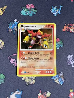 Pokemon Cards Magmortar DP20 Diamond & Pearl Black Star Promo - (NM) - Image 1