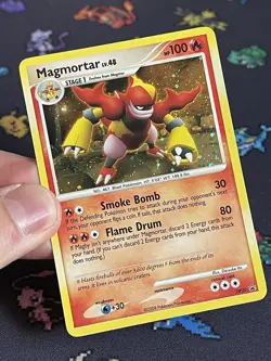 Pokemon Cards Magmortar DP20 Diamond & Pearl Black Star Promo - (NM) - Image 3