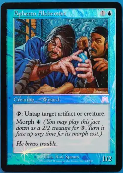 Aphetto Alchemist FOIL Onslaught NM Blue Uncommon MTG CARD (ID# 510607) ABUGames - Image 1