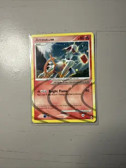 Pokemon Arceus Lv.100 AR3 Holo Rare Card Platinum Arceus Collection - Image 1