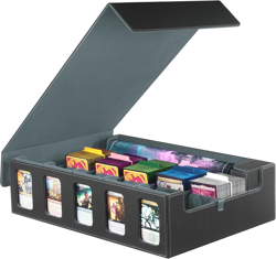 5-Row MTG Deck Box with Commander Display, Trading Card Storage Box for MTG TCG - Image 1