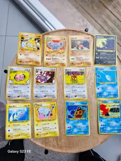 LOT 12 JAPANESE POKEMON CARD Neo Discovery -CO/UNCO - average condition NM - Image 1