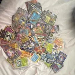 Pokemon TCG Mixed Card Lot, Assorted Holo Cards, Standard Size - Image 1