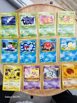 LOT 12 JAPANESE POKEMON CARD Neo Discovery -CO/UNCO - average condition NM - Image 1
