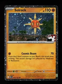 Solrock 075/132 (Cosmos Holo),Uncommon Prize Pack Pokemon Card - Image 1