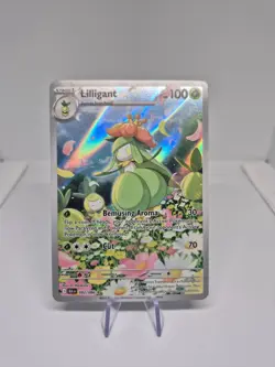 Lilligant 92/86 Black Bolt Illustration Rare Pokemon TCG Card - Image 1