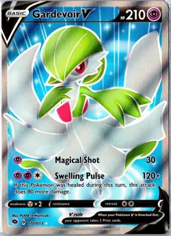 Pokemon Card - Gardevoir V (Full Art) 70/73 Ultra Rare Holo Champion's Path NM - Image 1