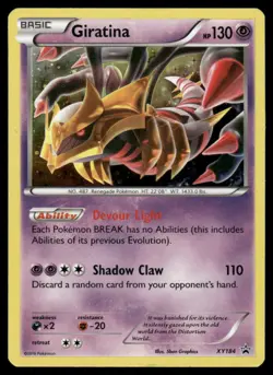 Pokemon Cards Giratina XY184 XY Promo Holo LP *2 - Image 1