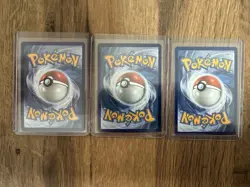 Pokemon TCG Team Rocket's Moltres ex Destined Rivals Stamped UPC Promo Cards X3 - Image 2