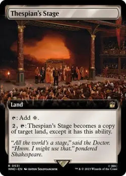 Thespian's Stage (Extended Art) -Foil Light Play MTG - Image 1