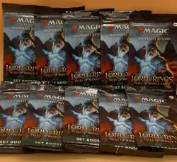 The Lord of The Rings Tales of Middle-Earth Set Booster Packs x10 MTG Sealed - Image 1
