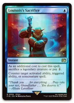 Louisoix's Sacrifice #59 (Foil) (NM) Final Fantasy FIN Magic MTG - Image 1