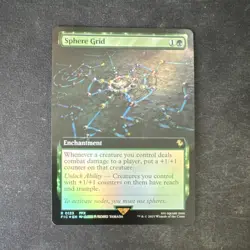 Magic: The Gathering Sphere Grid 0123 Final Fantasy Enchantment Holo - Image 1
