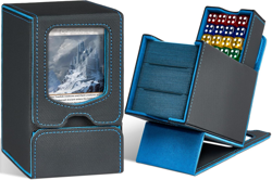 Deck Box for MTG Commander, Magnetic Trading Card Storage Box with Commander Dis - Image 1
