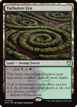 MTG Magic 1x Turbulent Fen (M/NM) Commander Secrets of Strixhaven - Image 1