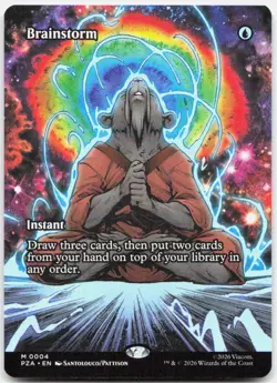 Brainstorm (Borderless) *Regular* PZA 4 NM - Image 1