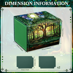 Leather Card Deck Case Compatible with MTG Cards Holds 120+ Trading Cards Strong - Image 2