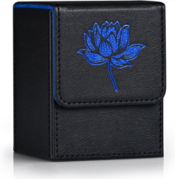 Card Deck Box for MTG Cards with 2 Dividers, Card Storage Box Fits 100+ Single S - Image 1