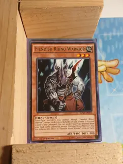 Fiendish Rhino Warrior BOSH-EN091 Breakers of Shadow 1st Edition - Image 1