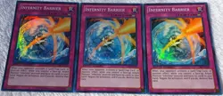 Yugioh 3x Infernity Barrier CT09-EN023 Super Rare Limited Edition NM Playset - Image 3