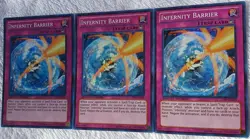 Yugioh 3x Infernity Barrier CT09-EN023 Super Rare Limited Edition NM Playset - Image 4