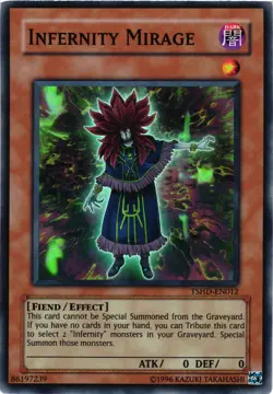 Yugioh Infernity Mirage TSHD-EN012 Super Rare Unlimited VLP - Image 1