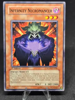 Yu-Gi-Oh! Infernity Necromancer SOVR-EN008 Stardust Overdrive 1st Edition NM - Image 1
