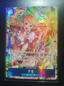 Nami (Alt Art) OP11-054 SR A Fist of Divine Speed - ONE PIECE TCG JPN US Seller - Image 1
