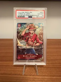 2022 One Piece Championship Top Prize Monkey D. Luffy PSA 10 - Image 1