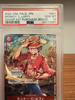 2022 One Piece Championship Top Prize Monkey D. Luffy PSA 10 - Image 2