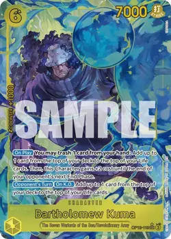 Bartholomew Kuma (Alternate Art) - Near Mint Foil One Piece TCG - Image 1