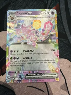 Espeon ex - 034/131 034/131 Pokemon Double Rare SV: Prismatic Evolutions Card NM - Image 1