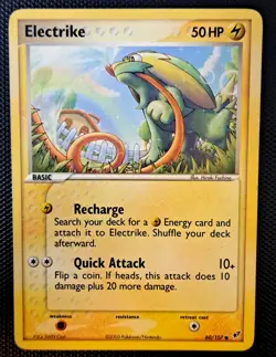 Electrike 60/107 Deoxys Pokemon English Nintendo Trading Card Non Holo 2005 - Image 1