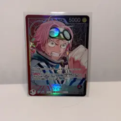 Koby OP11-001 Leader (Parallel) A Fist of Divine Speed ONE PIECE Card Japanese - Image 1