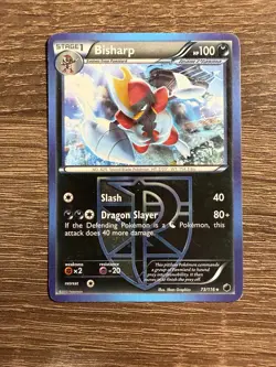 Pokemon 2013 Near Mint NM Bisharp 73/116 Plasma Freeze REVERSE Card - Image 1