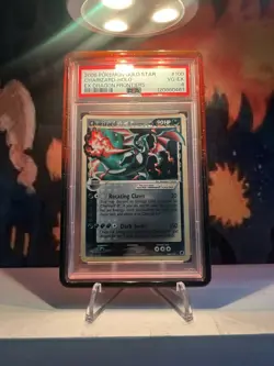 Pokemon Charizard Gold Star EX Dragon Frontiers Holo Ultra Rare Card #100 PSA 4 - Image 1