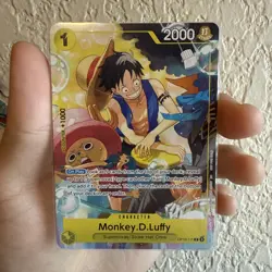 One Piece TCG Monkey D. Luffy Op10-111 Full Art Promotion Card - Image 1