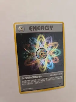 Vintage 1999 Team Rocket Dark Rainbow Energy Rare Holographic Pokemon Card NO # - Image 2